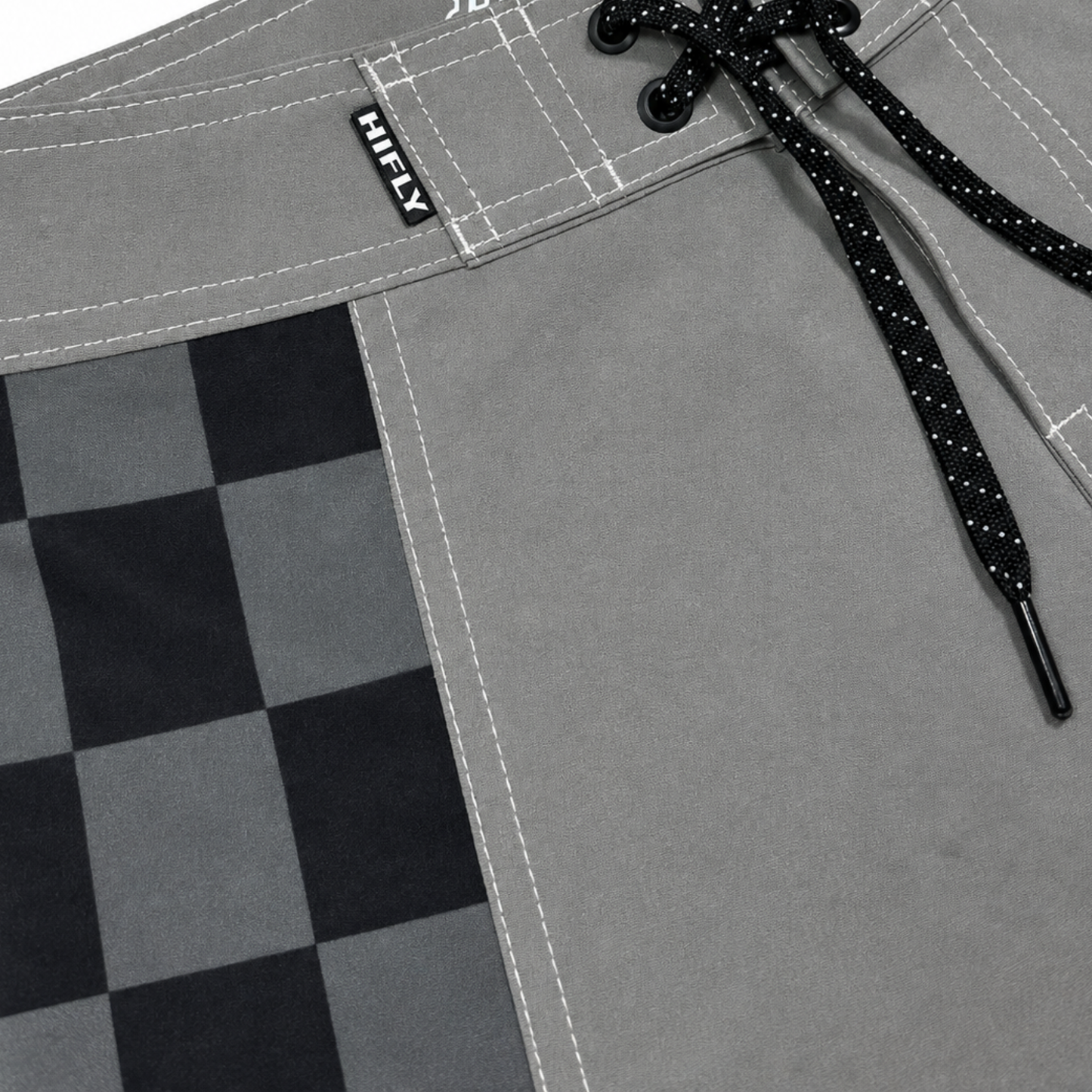 Boardshort Sideflow Check (cinza)